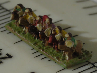 2mm light cavalry, on ruler.