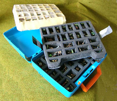 Storage for 25mm lead figures