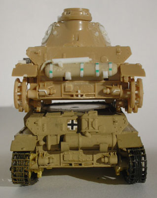 Rear of Pz. IV D and F models