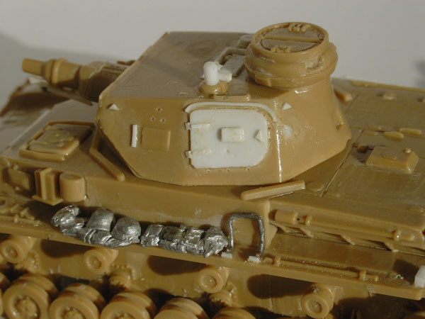 Side of turret of Panzer IV D