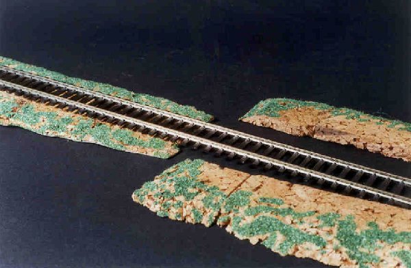 embankment ramp down to cutting