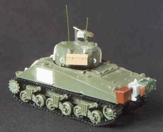 Improved Airfix Sherman, rear view