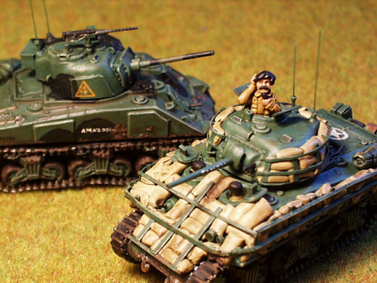 Finished Shermans