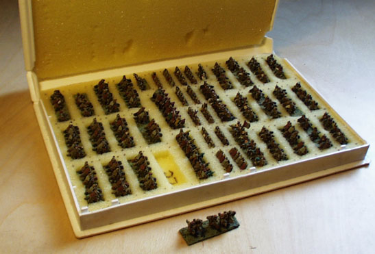 Storage for 6mm lead figures