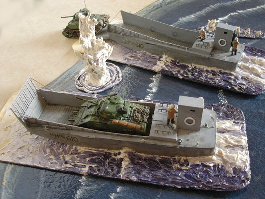 Two <I>Airfix</I> LCMs
