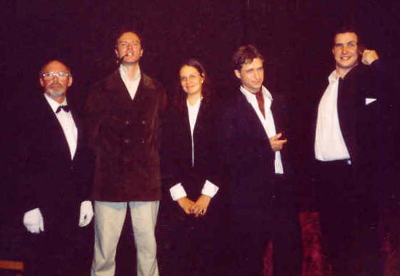 The cast assembled