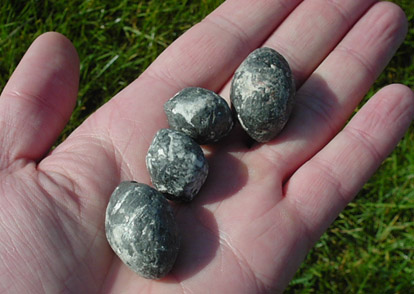 Facimile Roman sling bullets